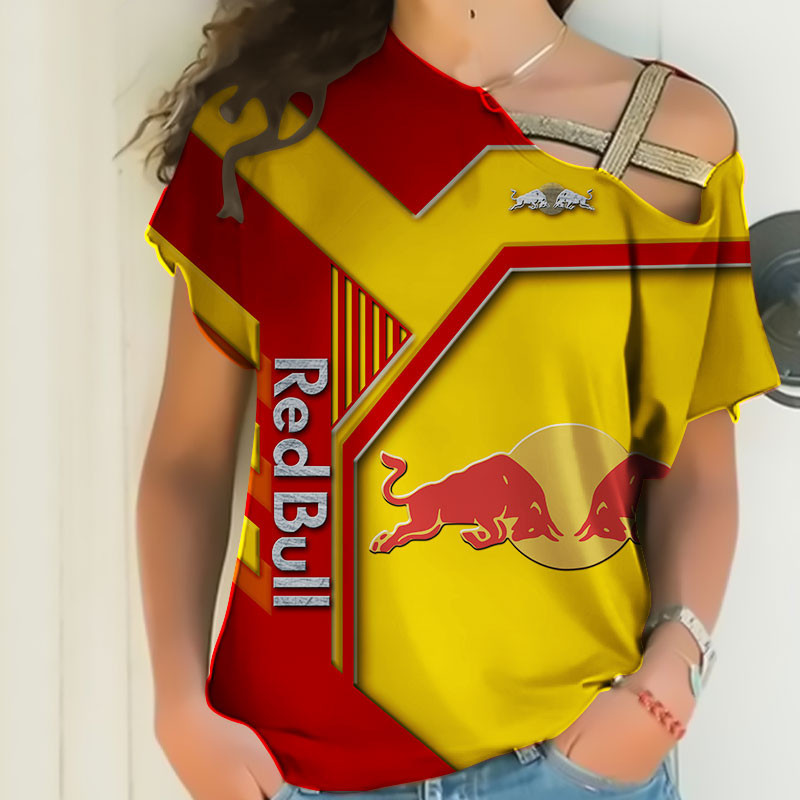 Sportswearmerch Red Bull Personalized Fashion Strapless Short Sleeve For Fan