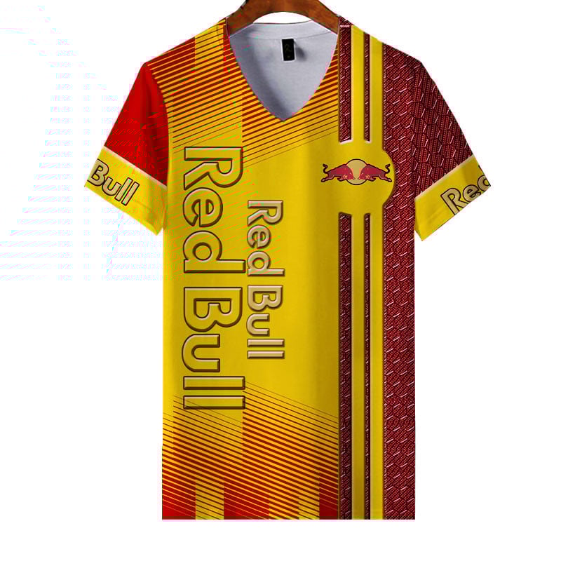 Sportswearmerch Red Bull Personalized Fashion V-neck Women T-shirt For Fan