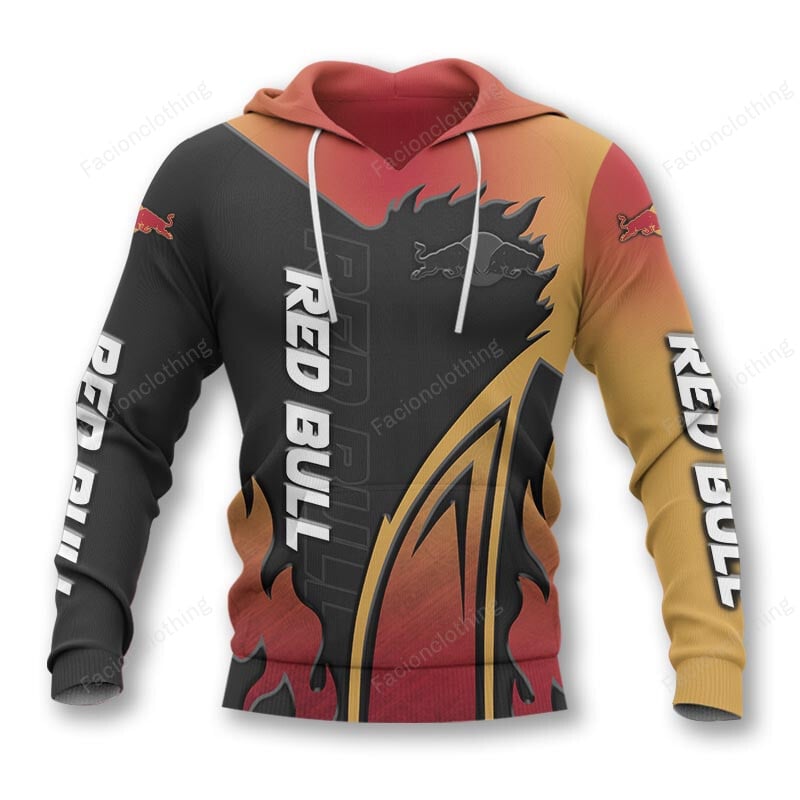 Sportswearmerch Red Bull Personalized Hoodie For Fan