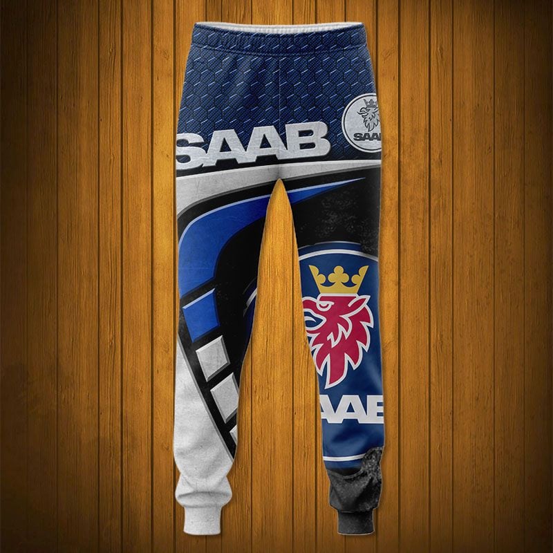 Sportswearmerch Saab Car Personalized Fashion Long Pant For Fan