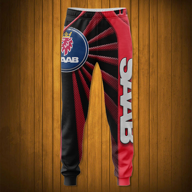 Sportswearmerch Saab Car Personalized Fashion Long Pant For Fan