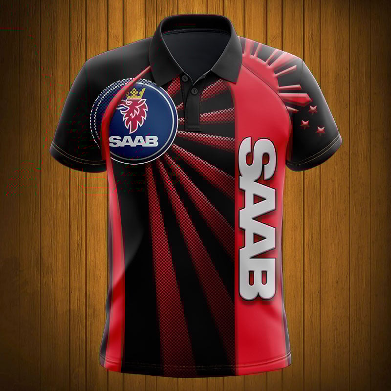 Sportswearmerch Saab Car Personalized Fashion Polo Shirt For Fan