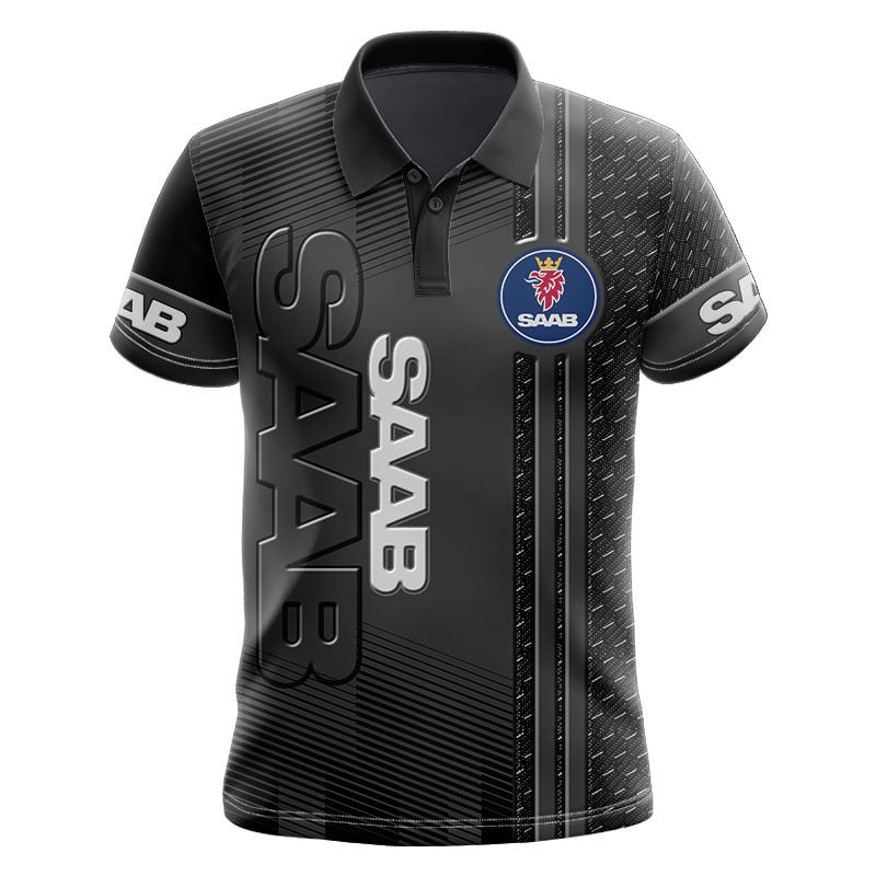 Sportswearmerch Saab Car Personalized Fashion Polo Shirt For Fan