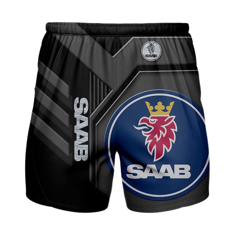 Sportswearmerch Saab Car Personalized Fashion Short Pant For Fan