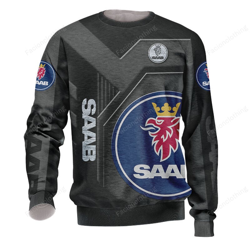 Sportswearmerch Saab Car Personalized Fashion Sweater For Fan