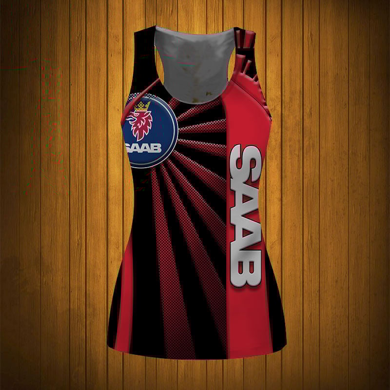 Sportswearmerch Saab Car Personalized Fashion Women Tanktop For Fan