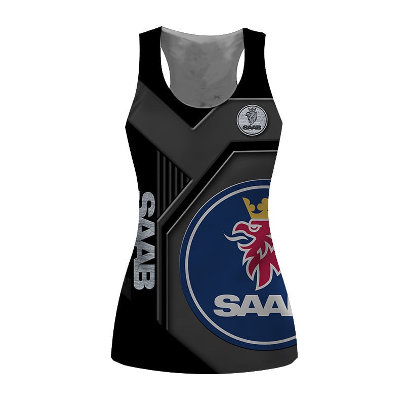 Sportswearmerch Saab Car Personalized Fashion Women Tanktop For Fan