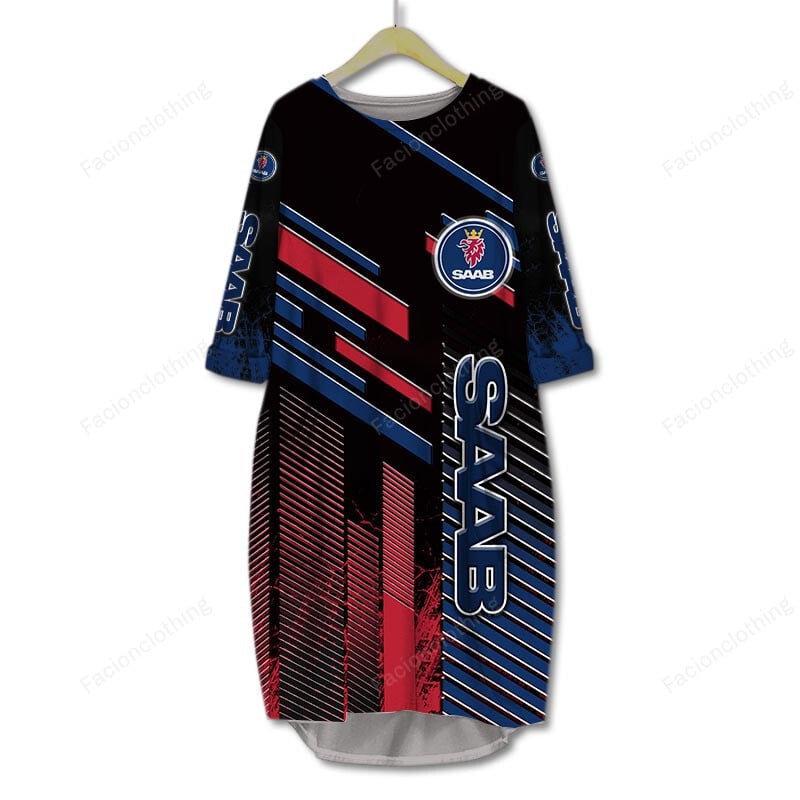 Sportswearmerch Saab Car Personalized Pocket Dress For Fan