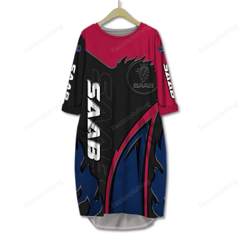 Sportswearmerch Saab Car Personalized Pocket Dress For Fan