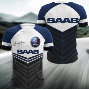 Sportswearmerch Saab Car T-shirt For Fan
