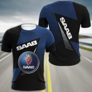 Sportswearmerch Saab Car T-shirt For Fan