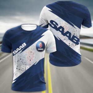 Sportswearmerch Saab Car T-shirt For Fan