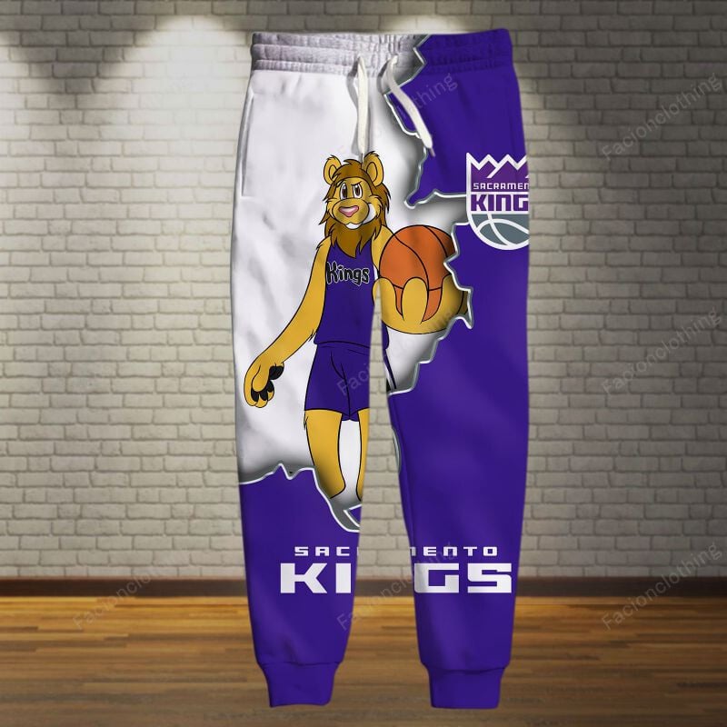 Sportswearmerch Sacramento Kings NBA Personalized Long Pant For Fan