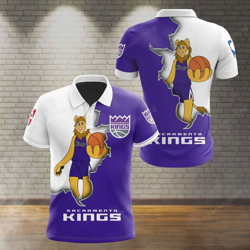 Sportswearmerch Sacramento Kings NBA Personalized Polo Shirt For Fan