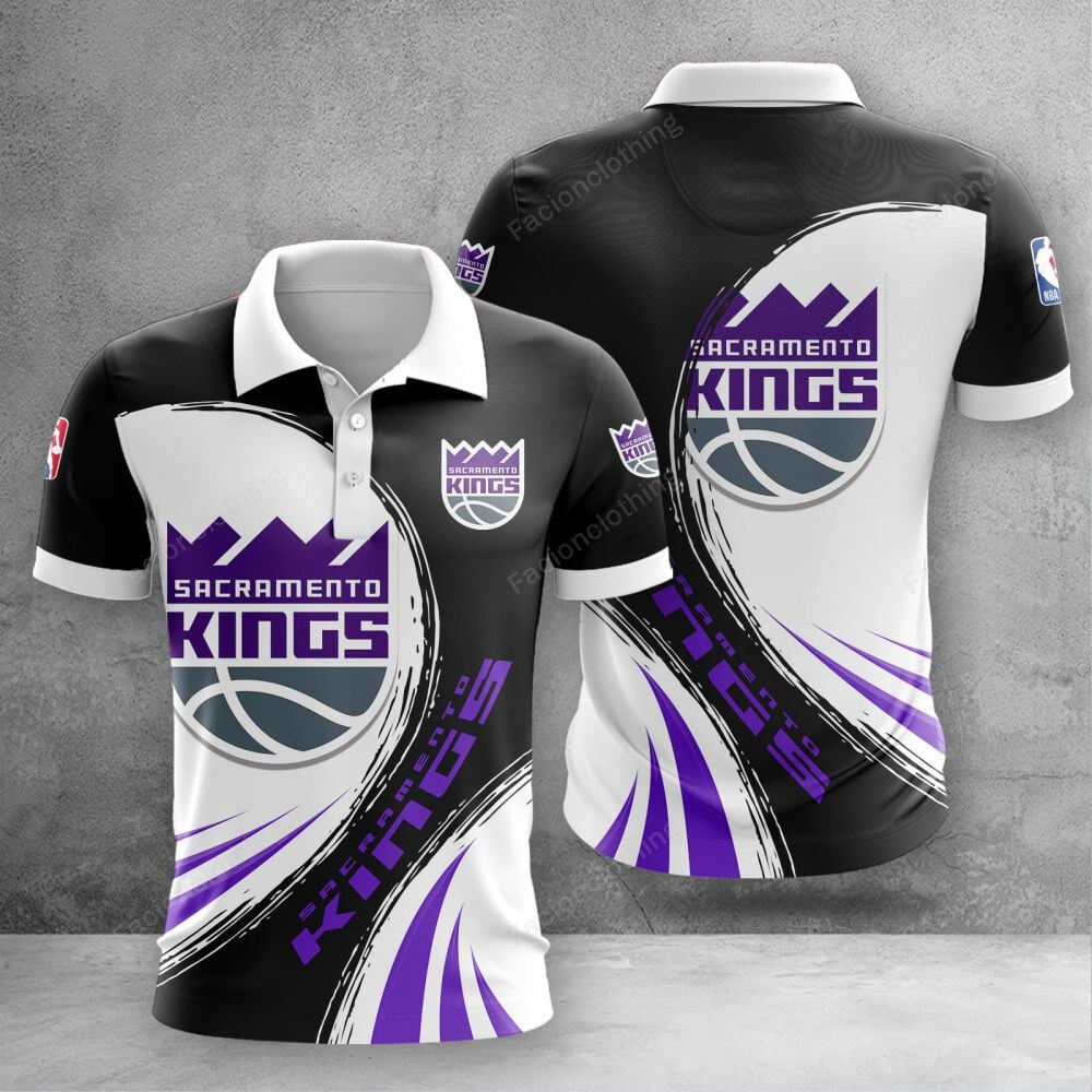 Sportswearmerch Sacramento Kings NBA Personalized Polo Shirt For Fan