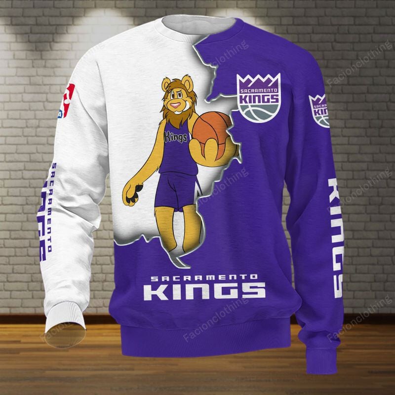 Sportswearmerch Sacramento Kings NBA Personalized Sweater For Fan