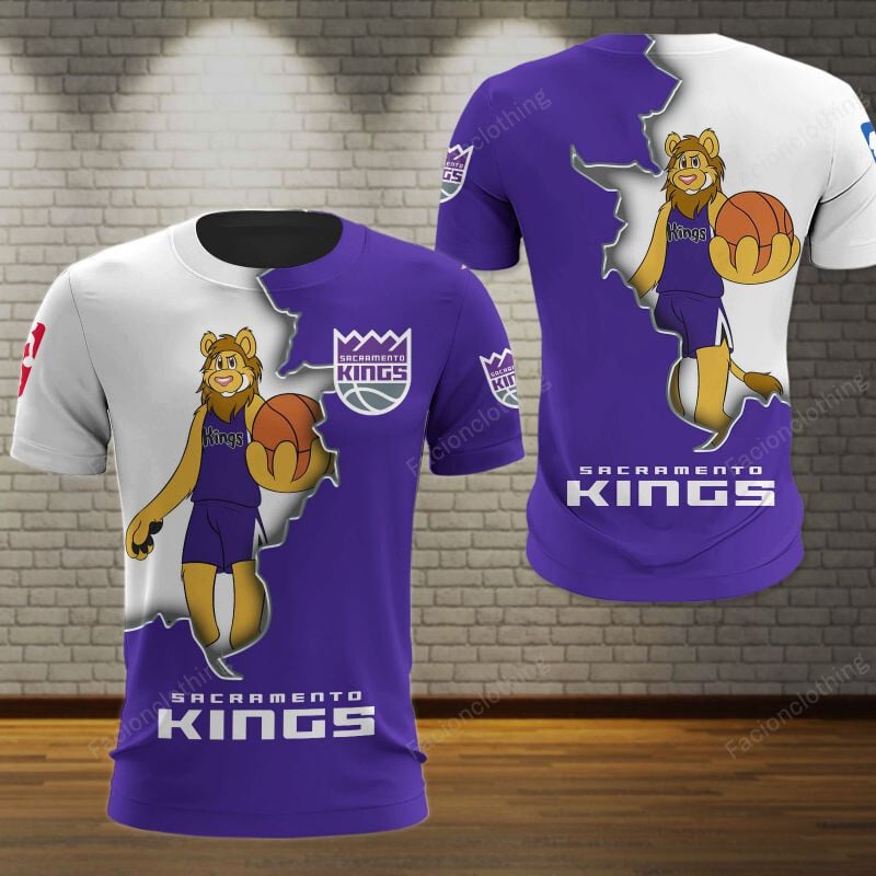 Sportswearmerch Sacramento Kings NBA Personalized T-shirt For Fan
