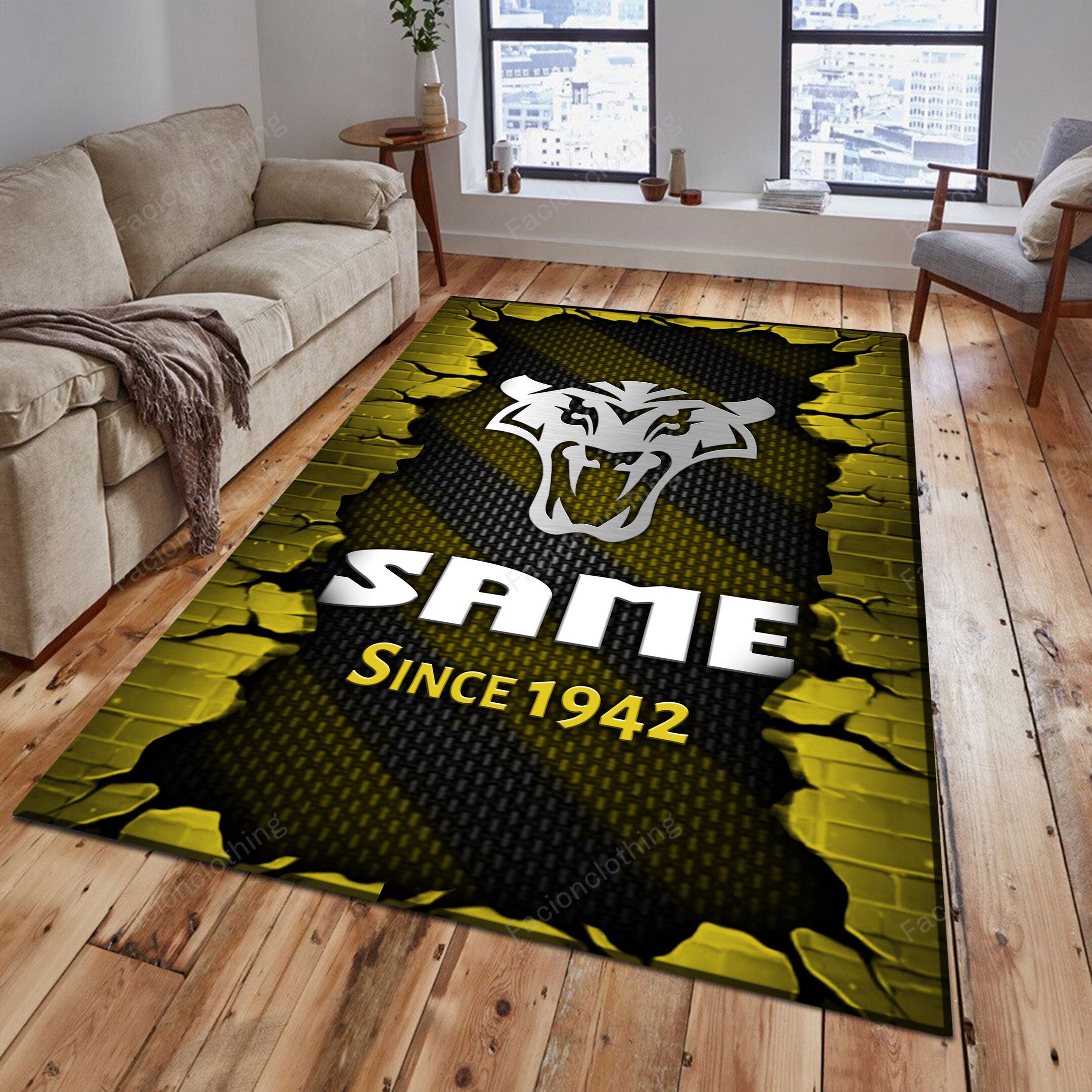 Sportswearmerch Same Tractor Personalized Rug For Fan