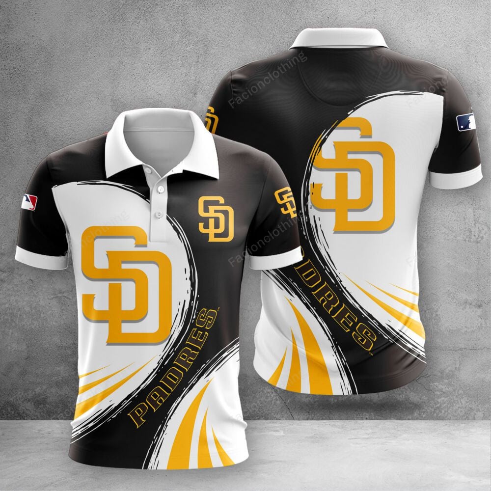 Sportswearmerch San Diego Padres MLB Personalized Polo Shirt For Fan