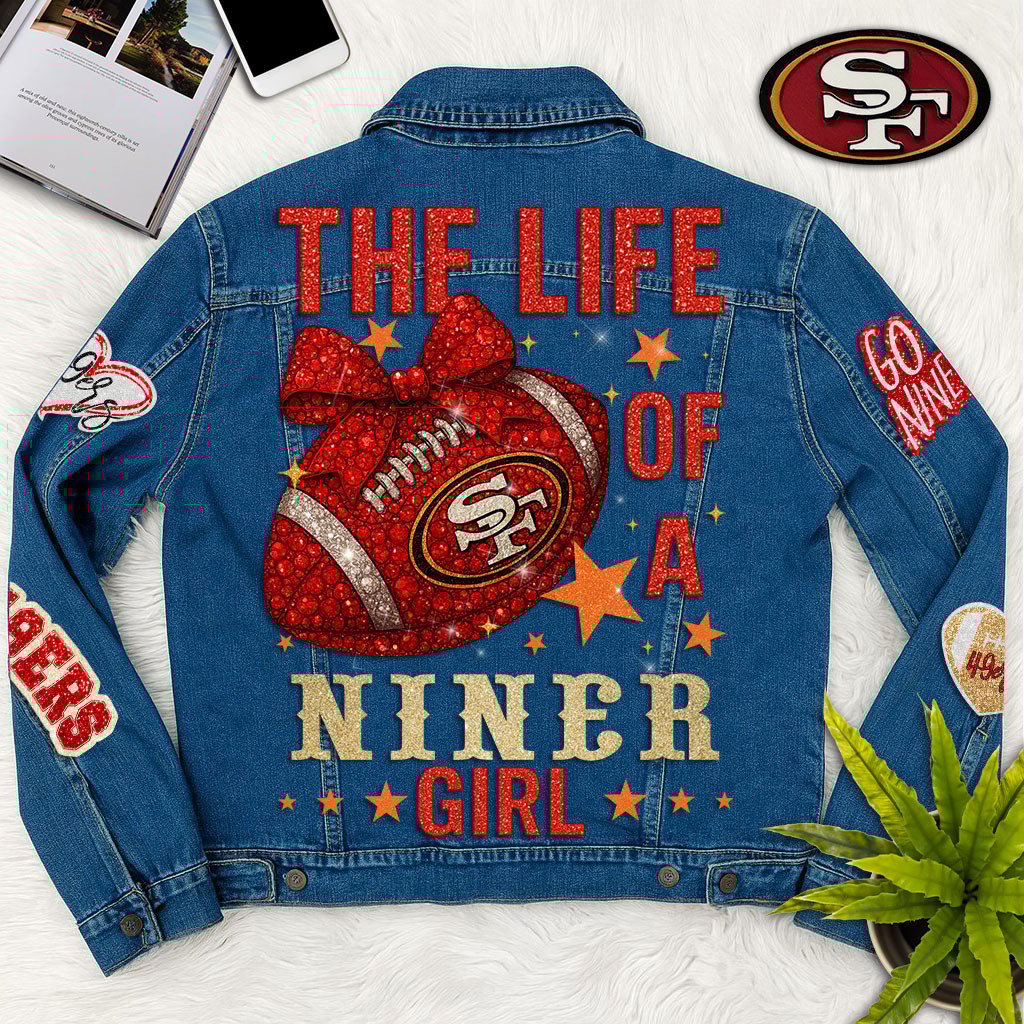 Sportswearmerch San Francisco 49ers Denim Jacket Gift For Fans
