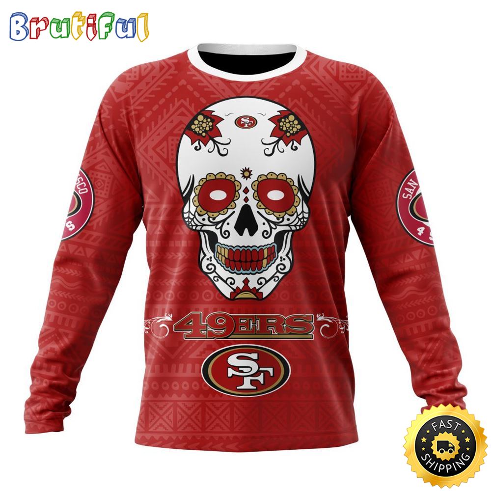Sportswearmerch San Francisco 49ers NFL Crewneck Personalized Sweater For Fan