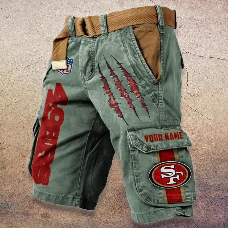 Sportswearmerch San Francisco 49ers NFL Denim Short For Fan