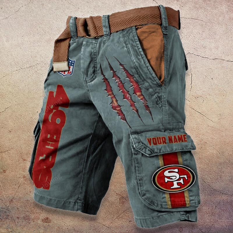 Sportswearmerch San Francisco 49ers NFL Denim Short For Fan