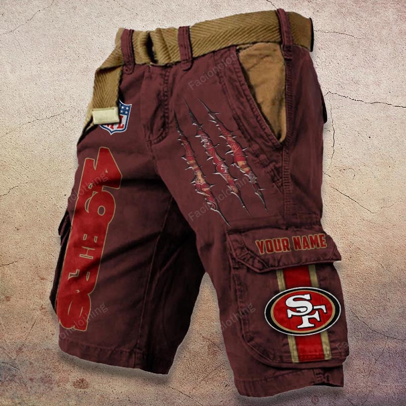 Sportswearmerch San Francisco 49ers NFL Denim Short For Fan