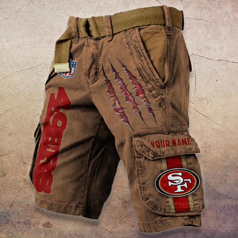Sportswearmerch San Francisco 49ers NFL Denim Short For Fan