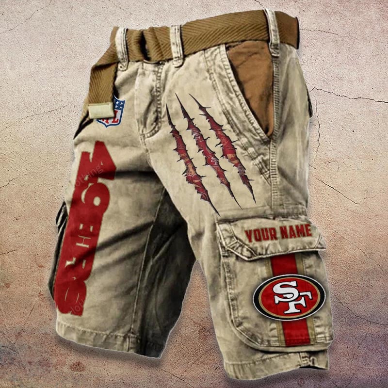 Sportswearmerch San Francisco 49ers NFL Denim Short For Fan