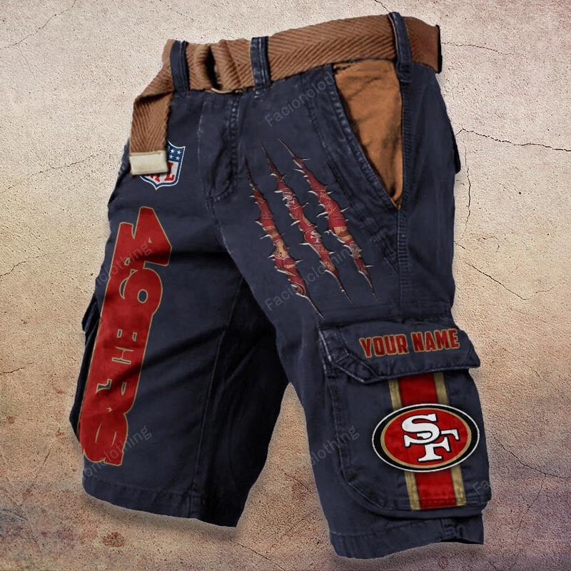 Sportswearmerch San Francisco 49ers NFL Denim Short For Fan