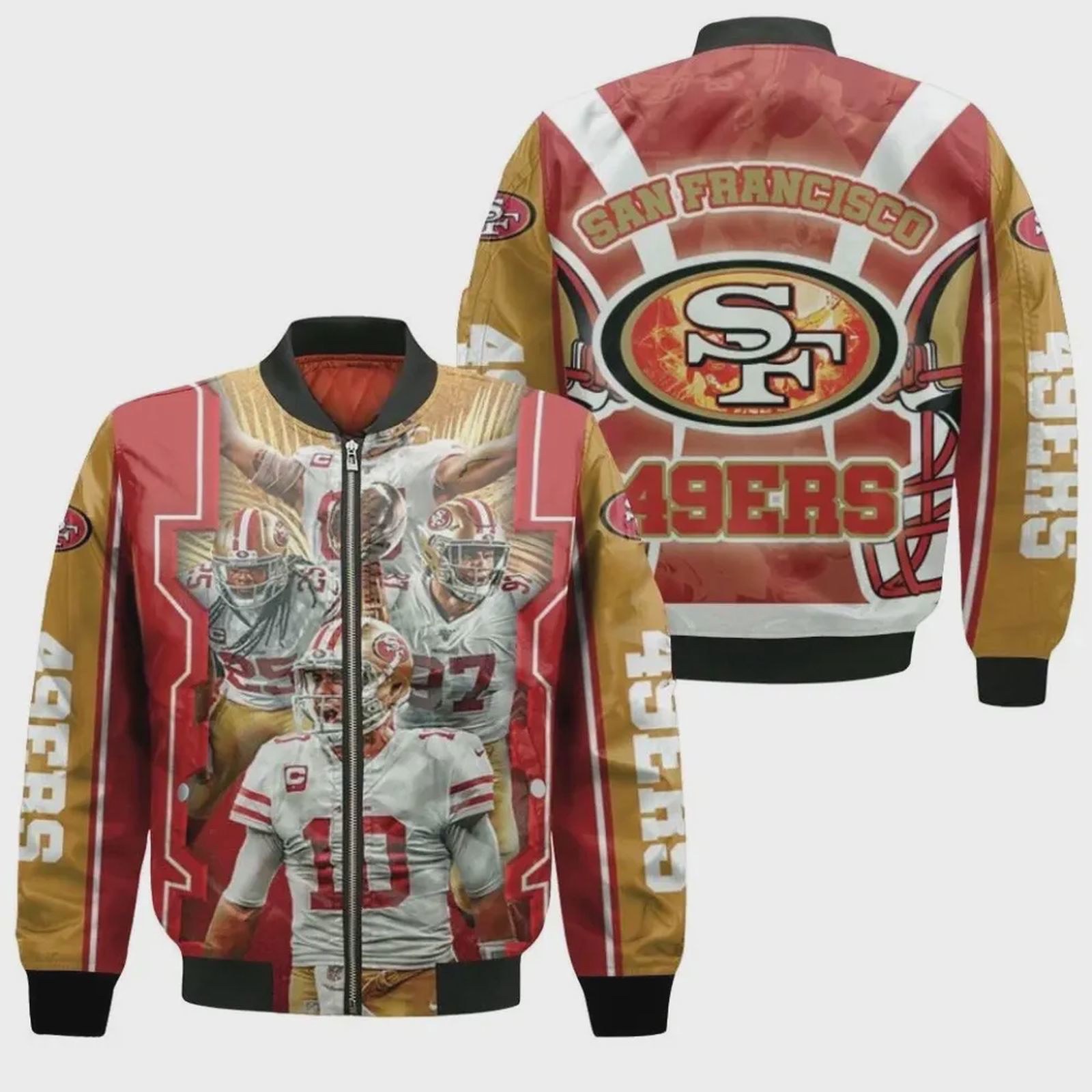 Sportswearmerch San Francisco 49ers NFL Division Bomber Jacket For Fan