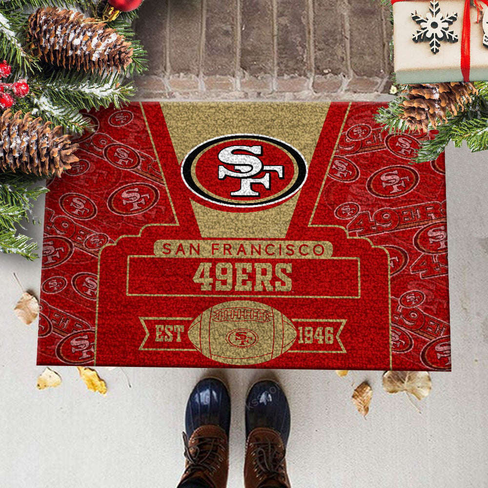 Sportswearmerch San Francisco 49ers NFL Doormat For Fan