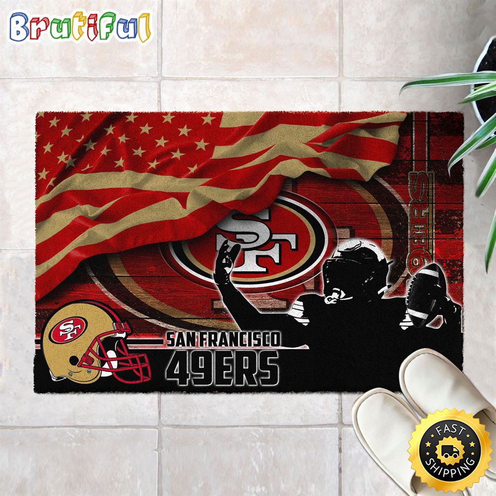 Sportswearmerch San Francisco 49ers NFL Doormat For Fan