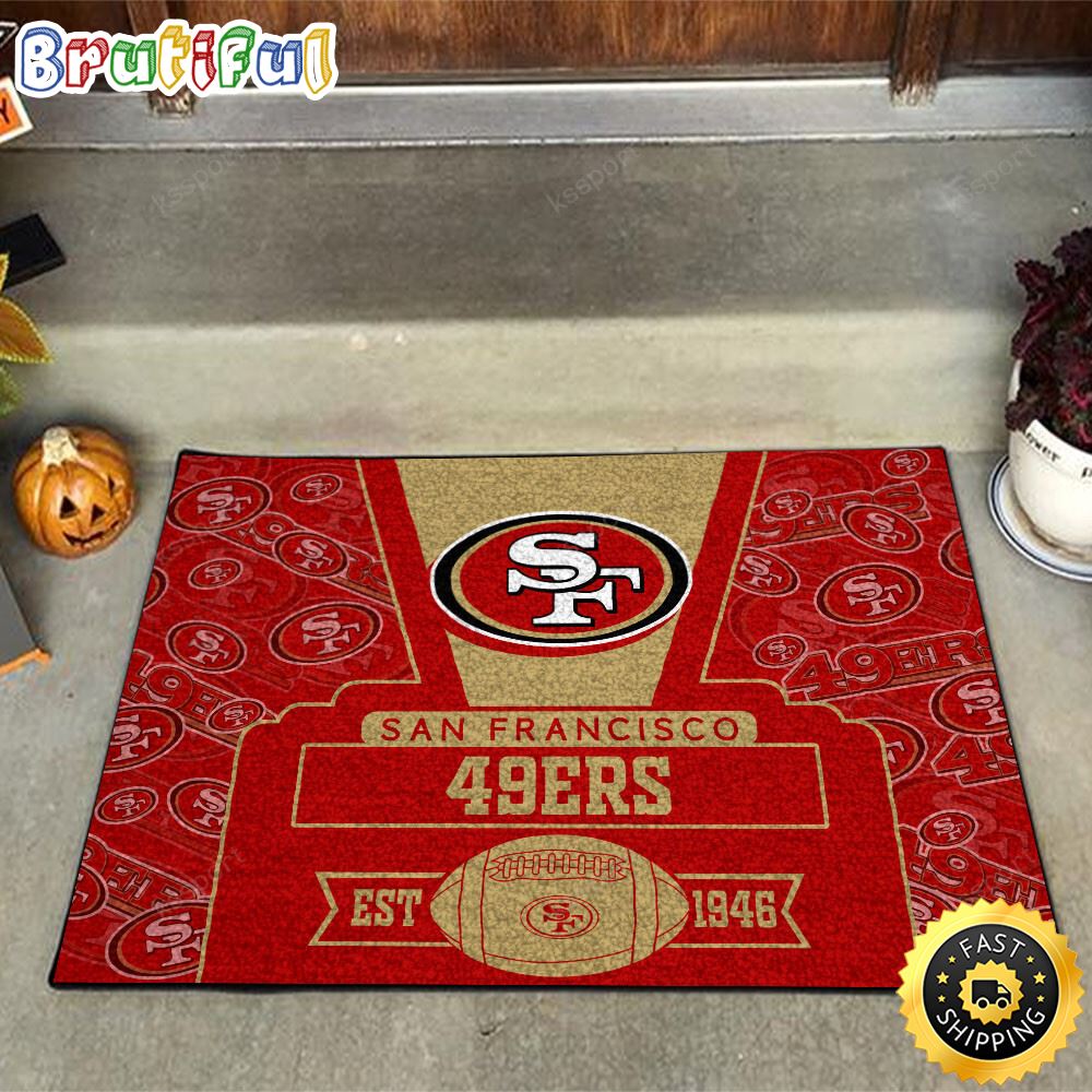 Sportswearmerch San Francisco 49ers NFL Doormat For Fan