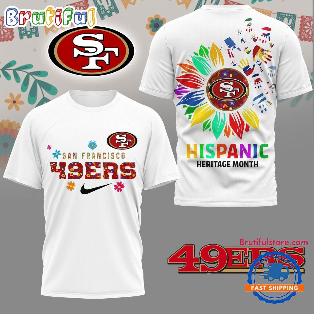 Sportswearmerch San Francisco 49Ers NFL Hispanic Heritage Month T-Shirt For Fan