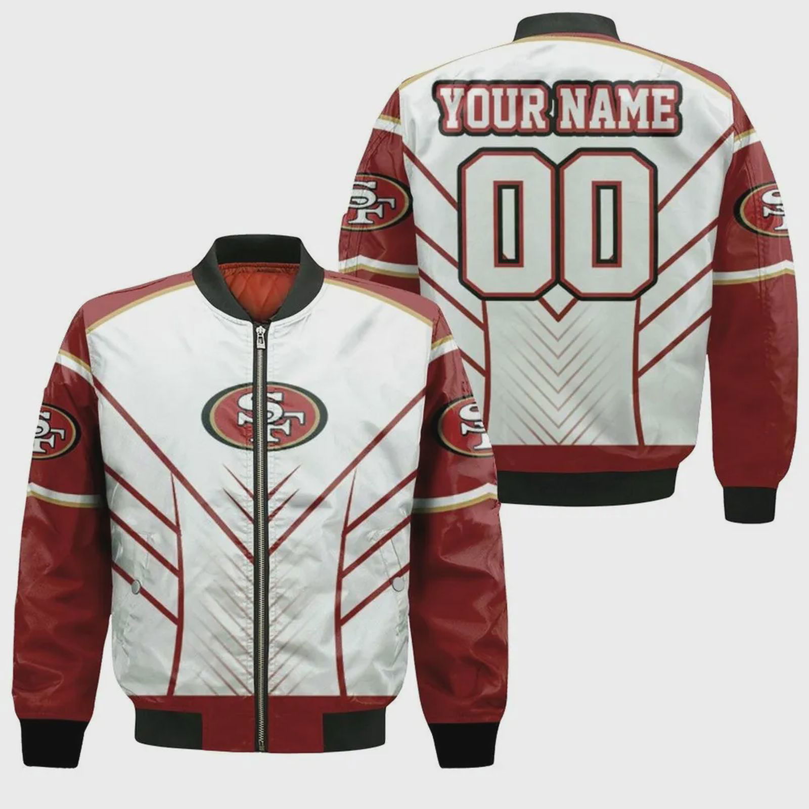 Sportswearmerch San Francisco 49ers NFL Lover Pattern Bomber Jacket For Fan