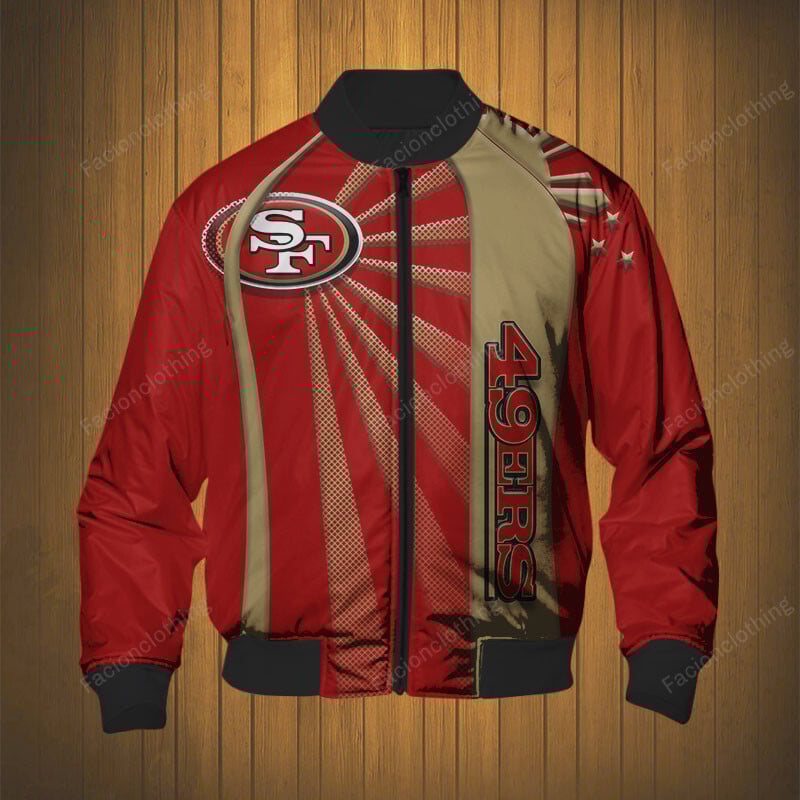 Sportswearmerch San Francisco 49ers NFL NFL,Bomber Jacket Personalized For Fan