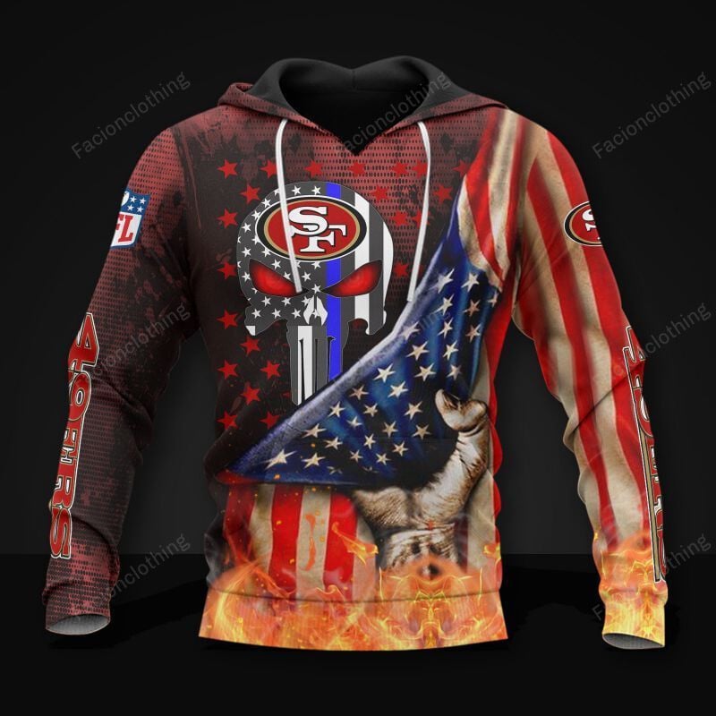 Sportswearmerch San Francisco 49ers NFL Personalized Hoodie For Fan
