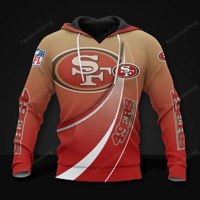 Sportswearmerch San Francisco 49ers NFL Personalized Hoodie For Fan
