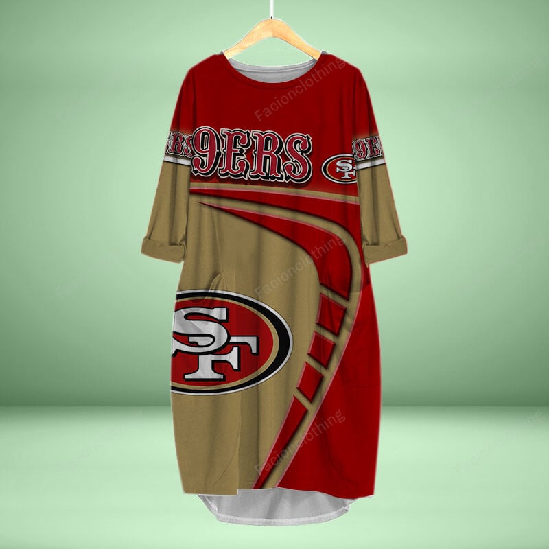 Sportswearmerch San Francisco 49ers NFL Personalized Pocket Dress For Fan