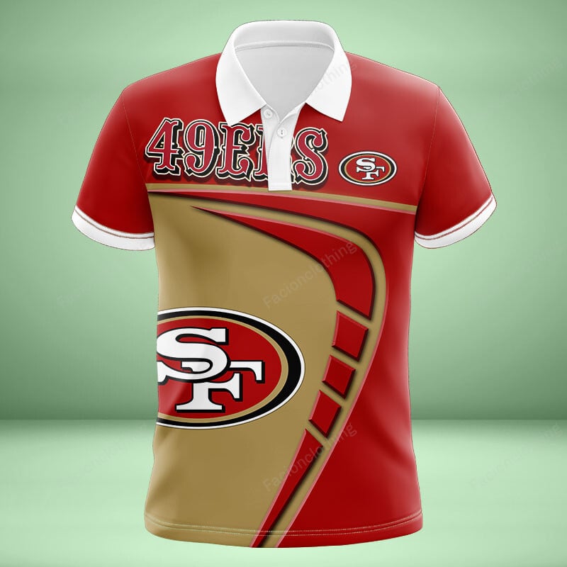 Sportswearmerch San Francisco 49ers NFL Personalized Polo Shirt For Fan