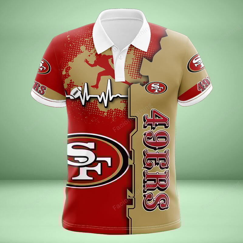 Sportswearmerch San Francisco 49ers NFL Personalized Polo Shirt For Fan