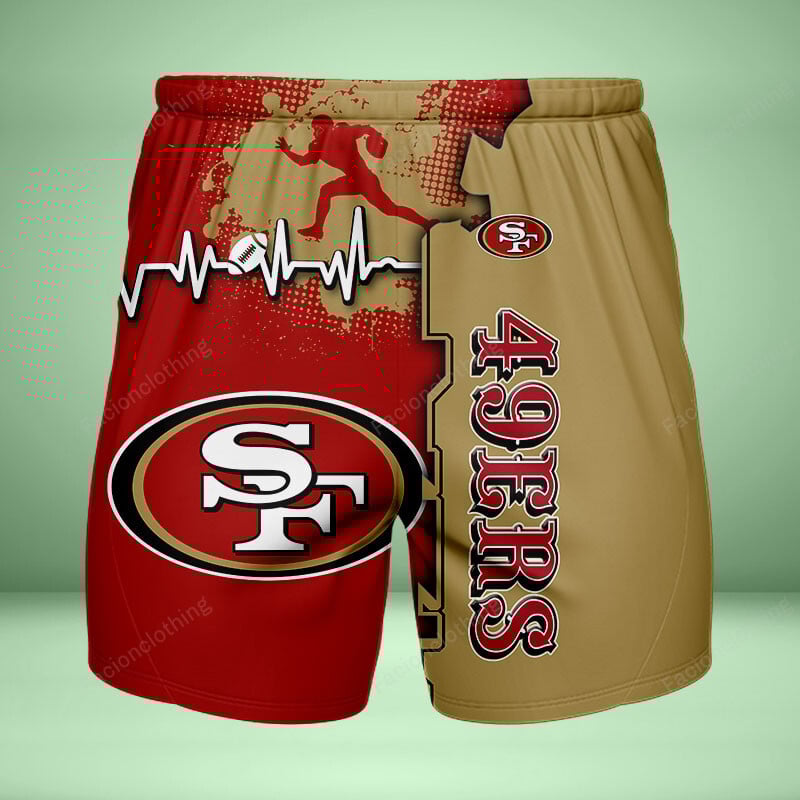 Sportswearmerch San Francisco 49ers NFL Personalized Short Pant For Fan