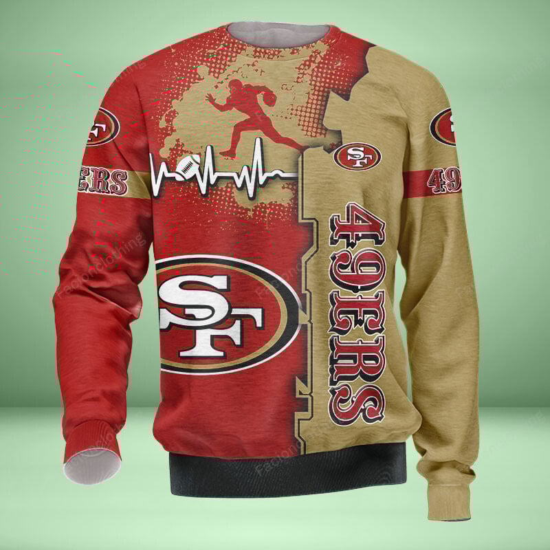 Sportswearmerch San Francisco 49ers NFL Personalized Sweater For Fan