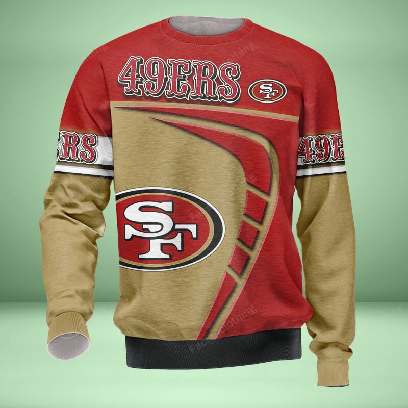 Sportswearmerch San Francisco 49ers NFL Personalized Sweater For Fan
