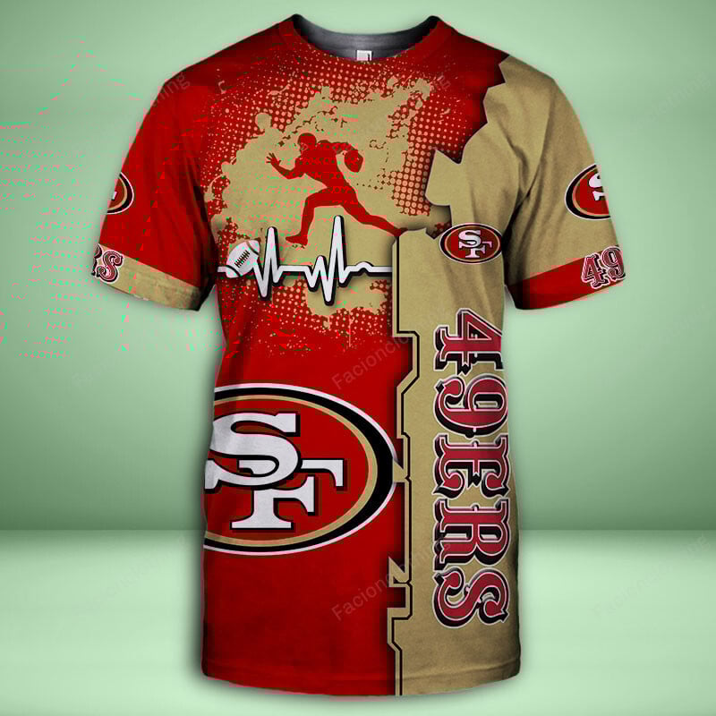 Sportswearmerch San Francisco 49ers NFL Personalized Short PantT-shirt For Fan