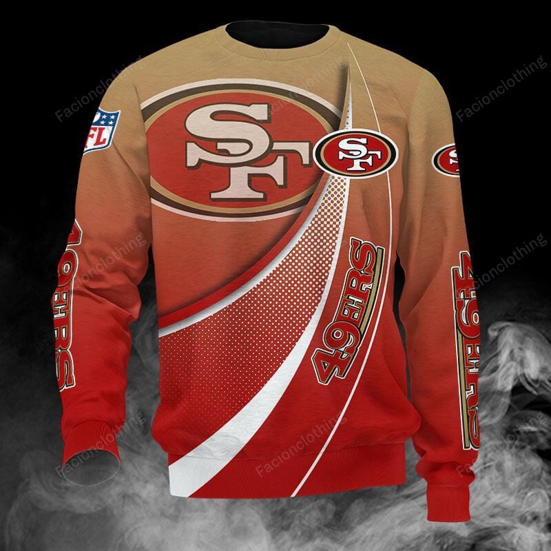 Sportswearmerch San Francisco 49ers NFL Personalized Sweater For Fan