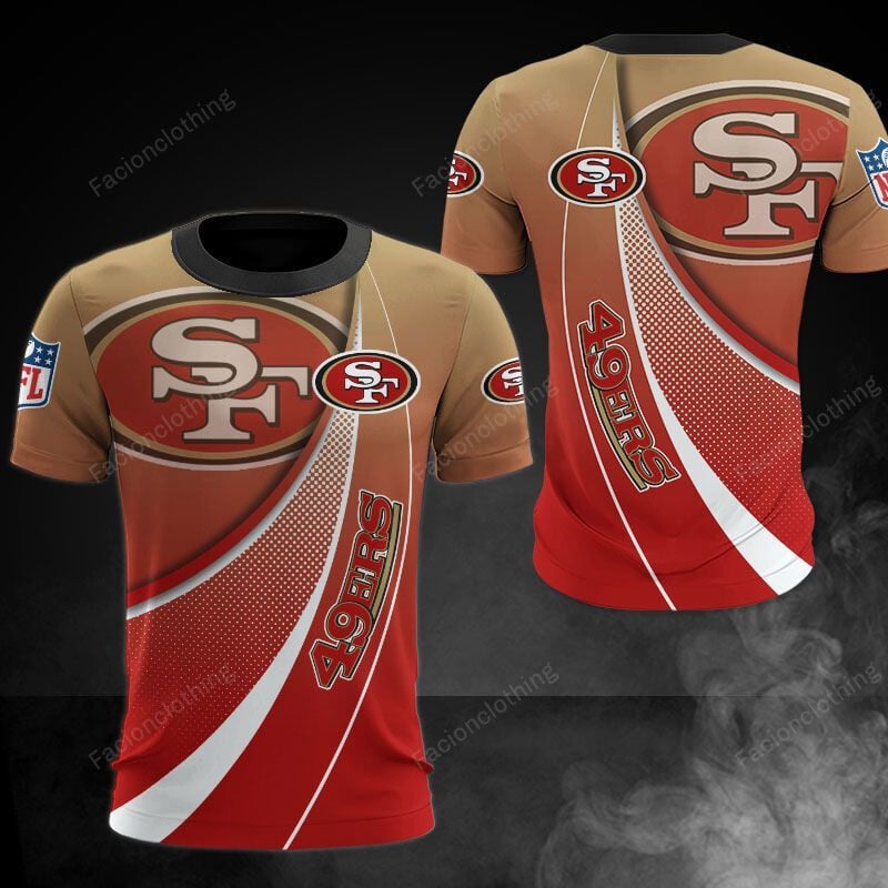 Sportswearmerch San Francisco 49ers NFL Personalized T-shirt For Fan