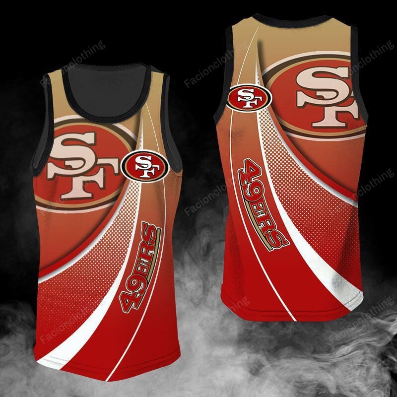 Sportswearmerch San Francisco 49ers NFL Personalized Tanktop For Fan